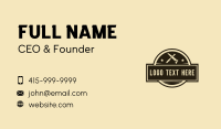 Chisel Handsaw Carpentry Business Card