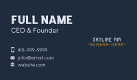 Casual Business Wordmark  Business Card Design