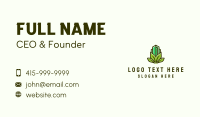 Leaf Tower Building  Business Card Design