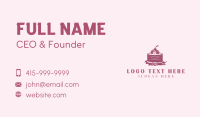 Fruit Cake Dessert Business Card Design