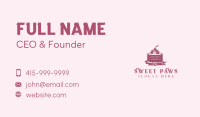 Fruit Cake Dessert Business Card Image Preview