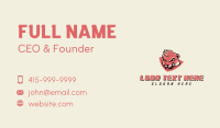 Weasel Animal Gaming Business Card