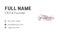 Dermatologist Business Card example 2