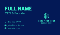 Cryptocurrency Business Card example 3