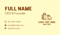 Coffeehouse Business Card example 4