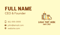 Coffeehouse Business Card example 3