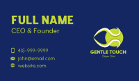 Green Tennis Ball  Business Card