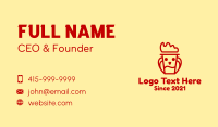 Fried Chicken Business Card example 4