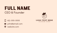 Western Business Card example 3