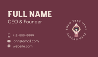 Woman Cupcake Baker Business Card Design