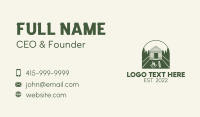 Camp Fire Business Card example 4
