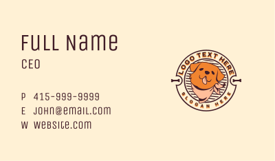 Vet Dog Grooming Business Card Image Preview