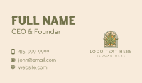 Classic Sunset Marijuana Business Card