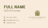 Classic Sunset Marijuana Business Card