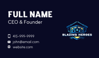 Roof Pressure Wash Cleaning Business Card Image Preview