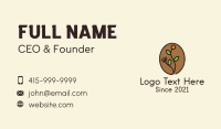 Organic Coffee Farm  Business Card Design