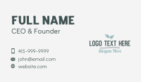 Garderner Business Card example 1