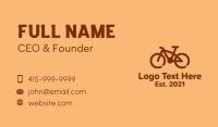 Bike Club Business Card example 1