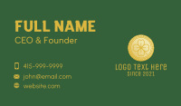 Clover Leaf Coin  Business Card Design