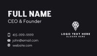 Jewel Location Pin Lettermark Business Card