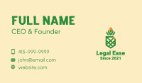 Pineapple Fruit Paper Business Card