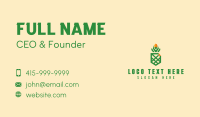 Pineapple Fruit Paper Business Card