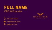 Luxury Hotel Wings  Business Card