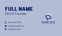 Business Studio Letter P Business Card Image Preview