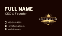 Premium Restaurant Cloche Business Card