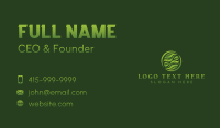 Leaves Plant Landscaping Business Card