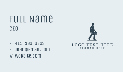 Professional Businessman Staff Business Card Image Preview
