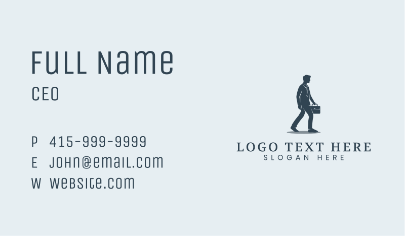 Staff Business Card example 3