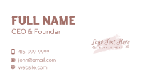 Vegan Business Card example 3