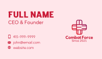 Red Health Cross Business Card