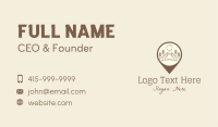 Location Camping Site  Business Card