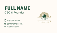 Weed Company Badge Business Card Design