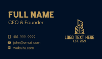 Gold Tower Property  Business Card