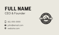 Mountain Forest Camping Business Card