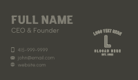 Training Business Card example 4