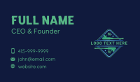 Pressure Washing Caretaker Sanitation Business Card Design