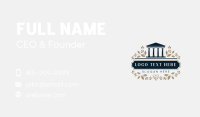 Greek Column Pillar Structure Business Card