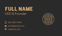 Religious Fellowship Cross Business Card