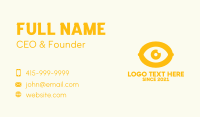 Gold Lemon Eye Business Card