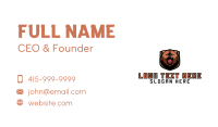 Angry Wild Bear  Business Card Design