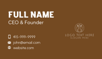 Champagne Business Card example 2