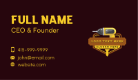 Industrial Drill Tool Business Card