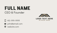 Roofing Real Estate Business Card Design