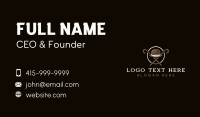 Cane Bowler Hat Business Card