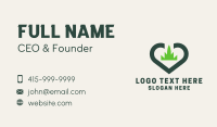 Grass Heart Gardening Business Card