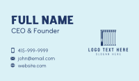 Blue Window Blinds Business Card